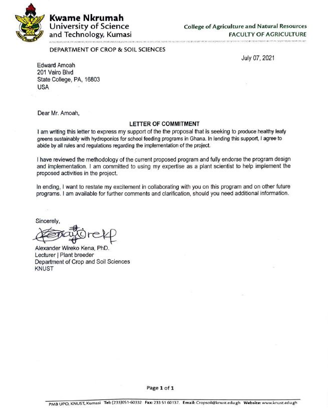 scan of dr wireko letter